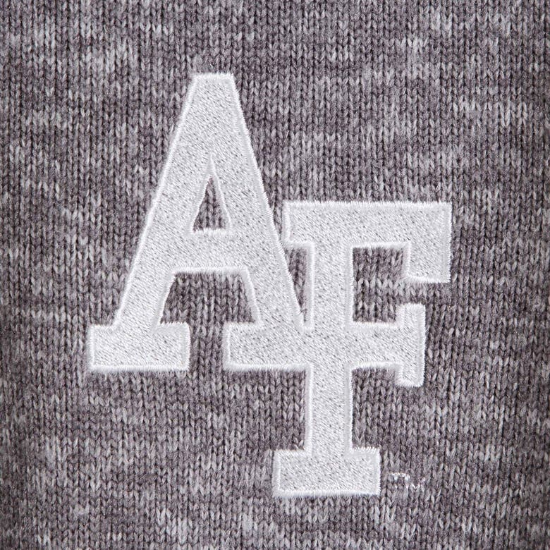 Shop Antigua Charcoal Air Force Falcons Fortune Half-zip Sweatshirt