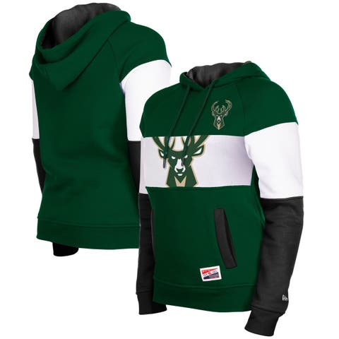 Men's Antigua Hunter Green Boston Celtics Logo Victory Full-Zip Hoodie