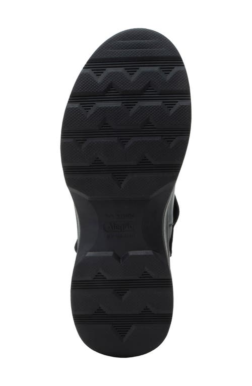 Alegria By Pg Lite Jazmine Platform Mary Jane Pump In Black Nappa