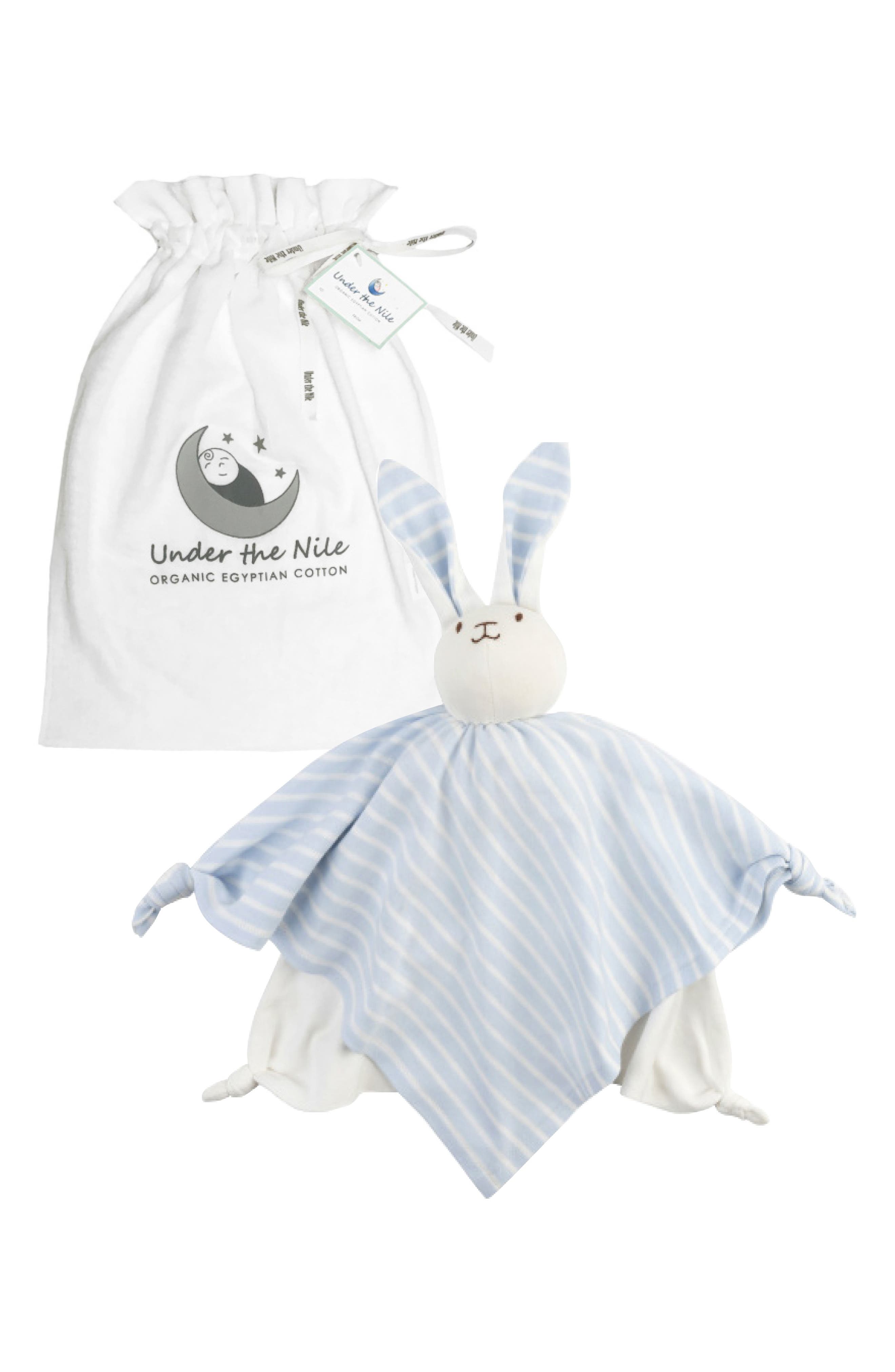 Under the Nile Organic Cotton Bunny Lovey Toy Nordstrom