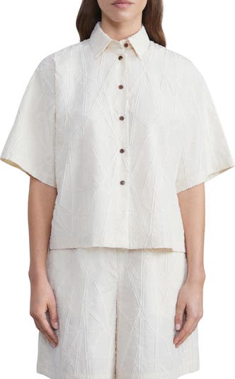 Printed Cotton Fil Coupe Overshirt - Ready-to-Wear 1ABY4N