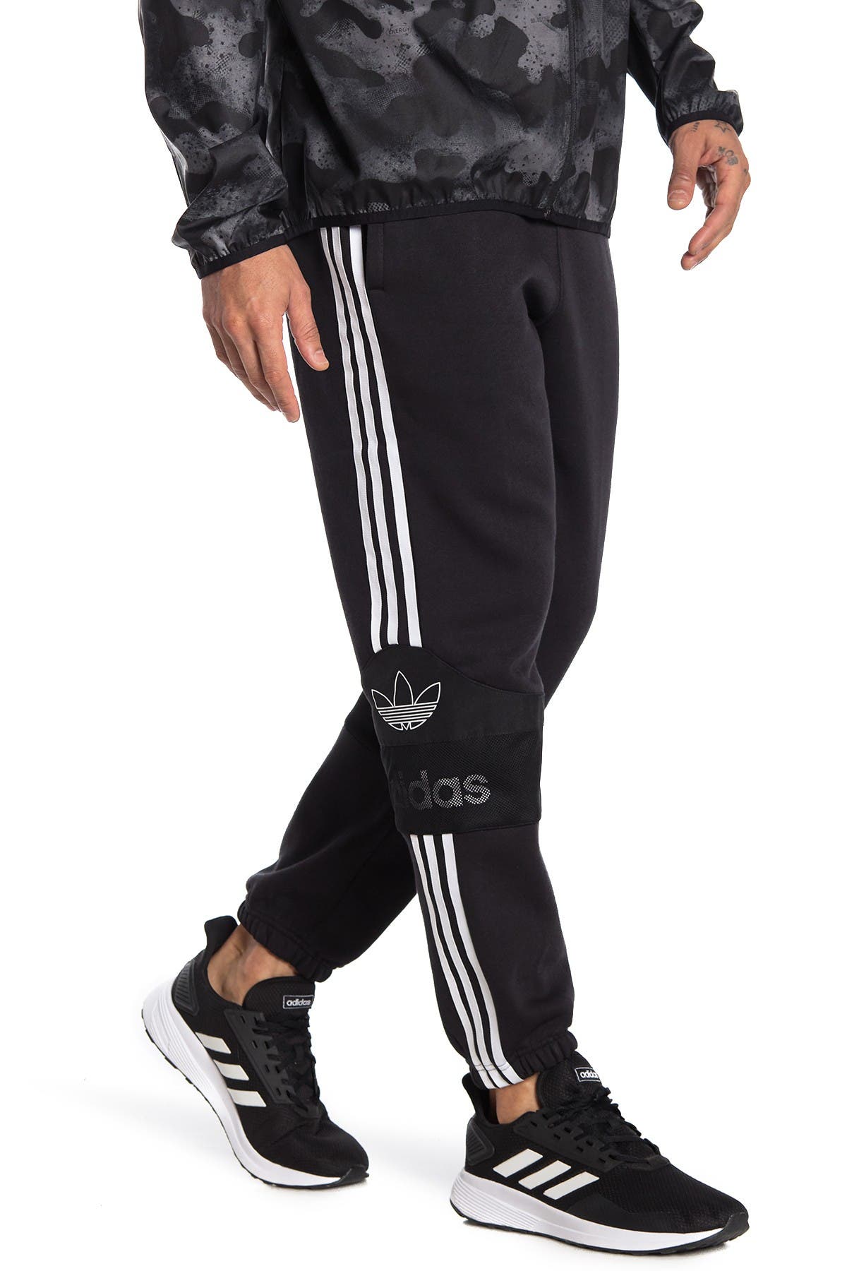 adidas trefoil track pants