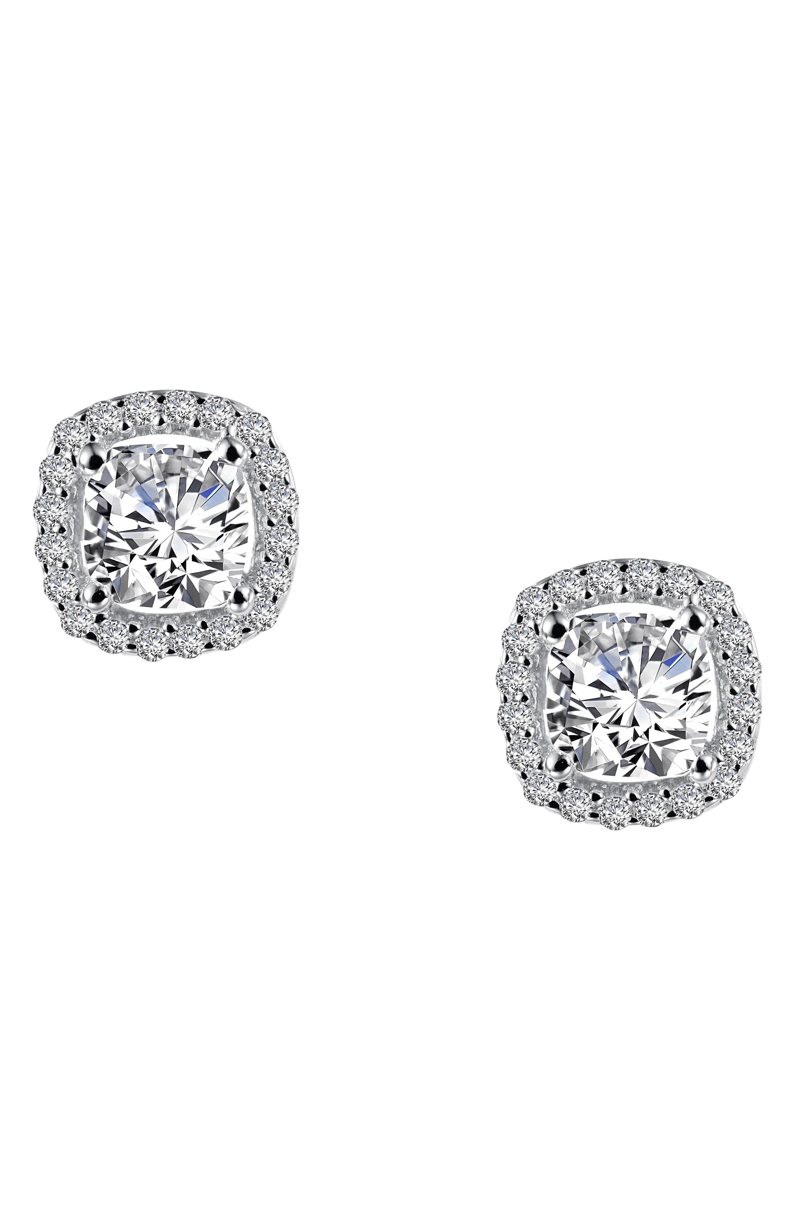 lafonn simulated diamond stud earrings