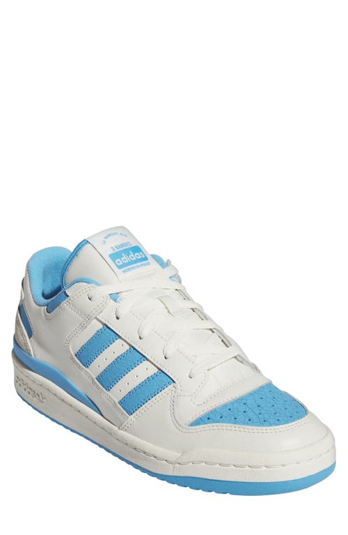 Shop Adidas Originals Adidas Forum Low Basketball Sneaker In Ivory/semi Blue Burst/ivory