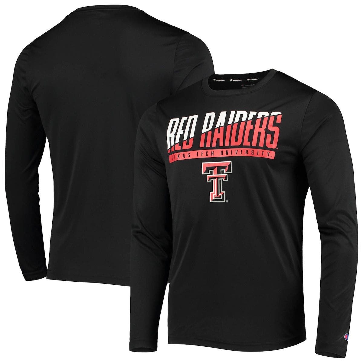 Red Raiders Wordmark Slash Long Sleeve 