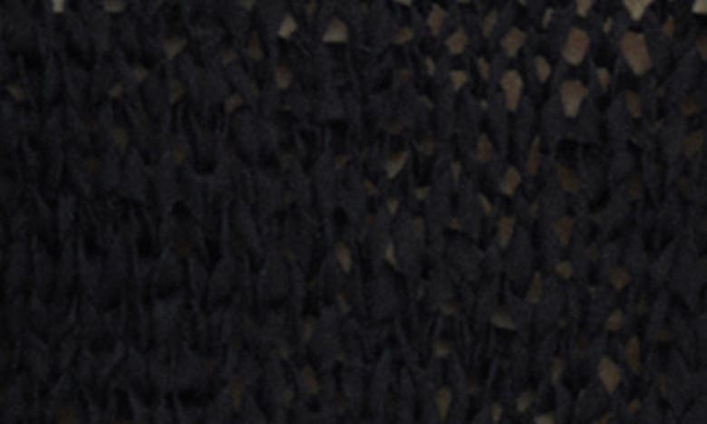 Mango Oversize Open Stitch Sweater In Black