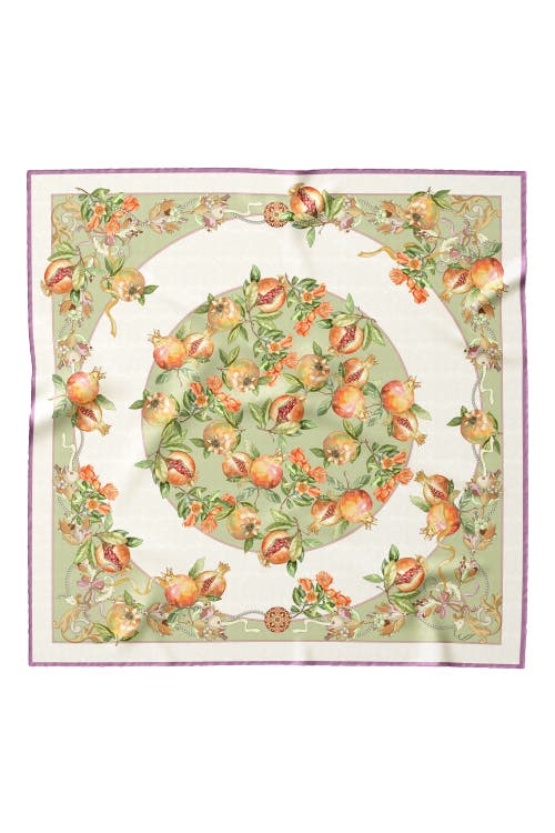 Elizabetta Melograno In Venetian Glass Green