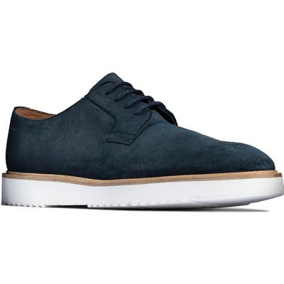 Clarks Ernest Walk Plain Toe Derby, Blue