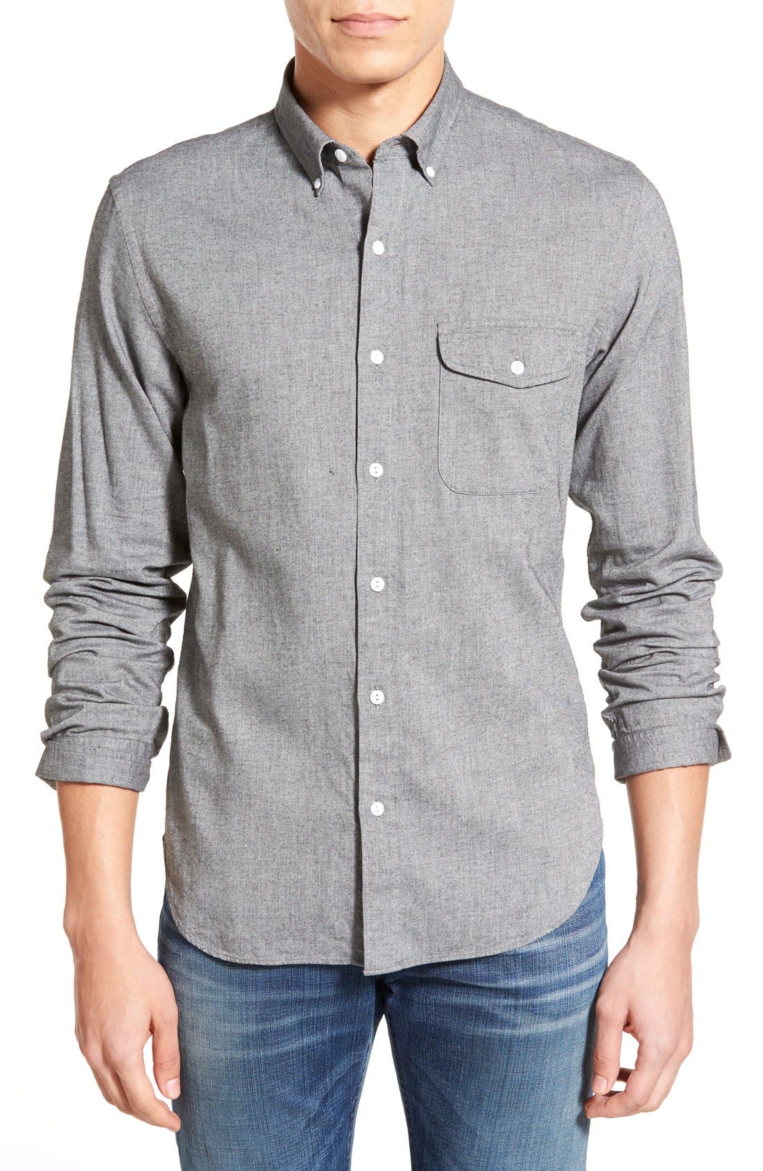 Bonobos Slim Fit Brushed Twill Sport Shirt Nordstrom