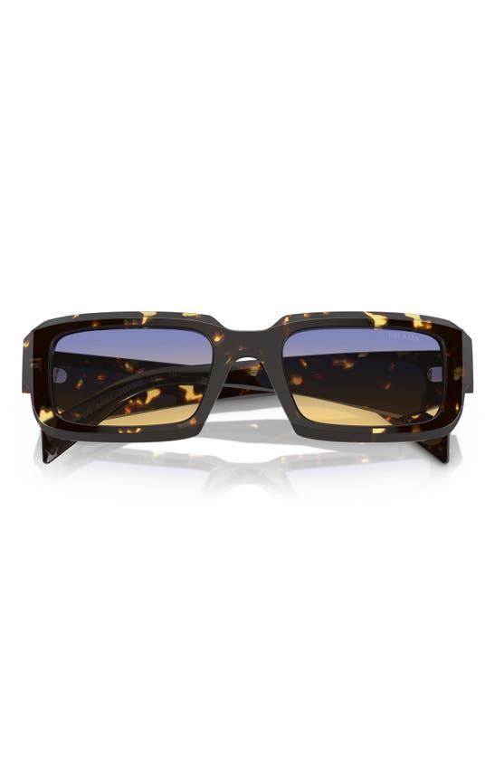 Shop Prada 55mm Cat Eye Sunglasses In Blue Violet