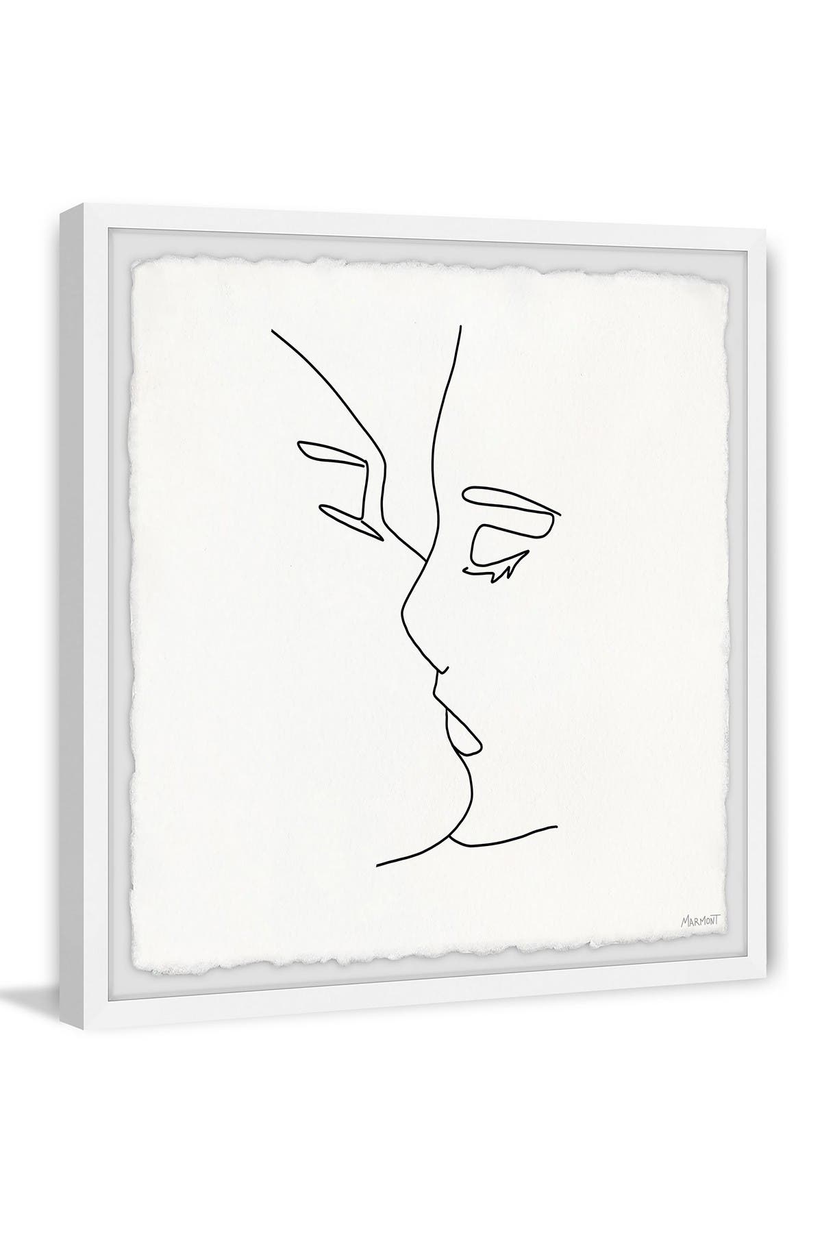 Marmont Hill Inc. Face Outline Wall Art In Open Miscellaneous