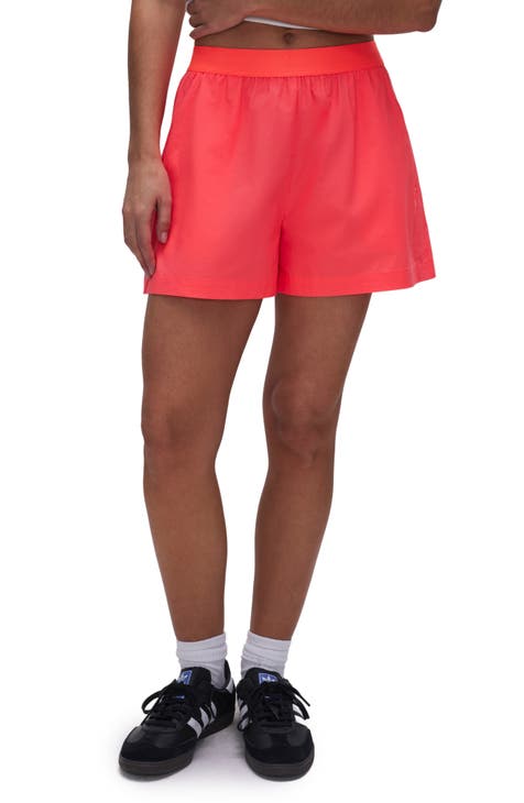 Coated Cotton Poplin Shorts (Regular & Plus Size)