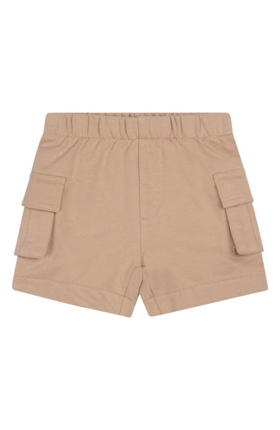Shop Petit Lem 3-piece Cargo Shorts Set In Safari