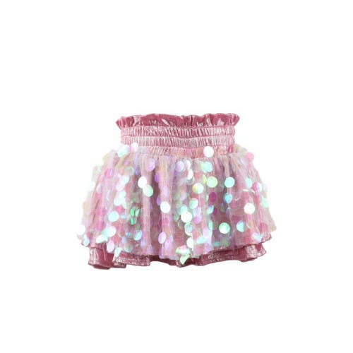 LOLA + THE BOYS LOLA + THE BOYS PAILLETTE METALLIC SKORT 