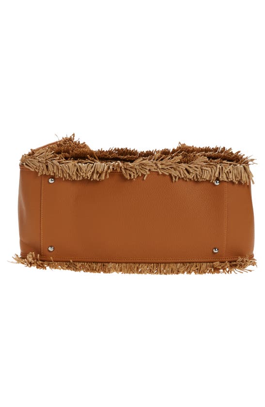 Simon Miller Banyan Straw Tote In Paper Straw Fringe