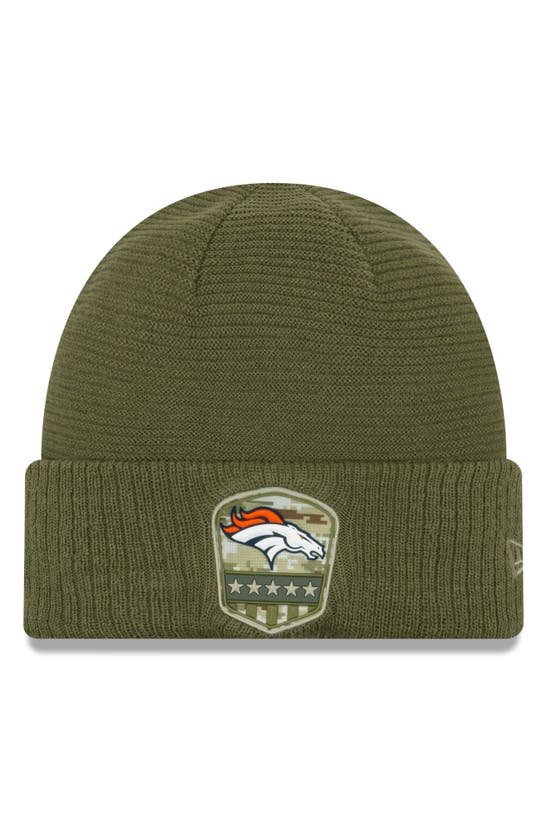 Click to view more detailed imagery on our partner's website New Era Denver Broncos On-field Salute To Service Cuff Knit Hat