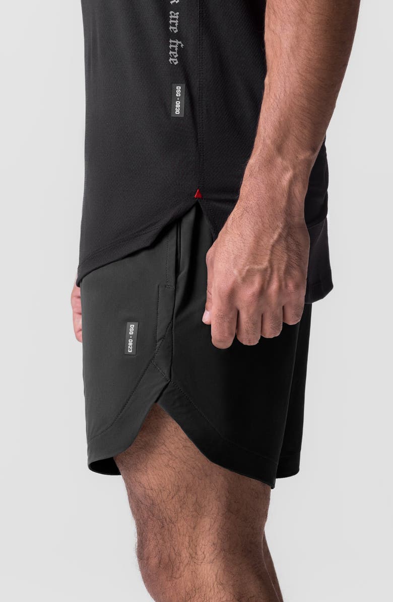 ASRV Tetra-Lite<sup>™</sup> 7-Inch Water Resistant Linerless Shorts, Alternate, color, Black Wings