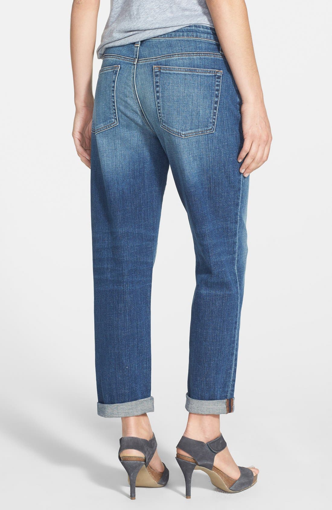 eileen fisher organic cotton boyfriend jeans