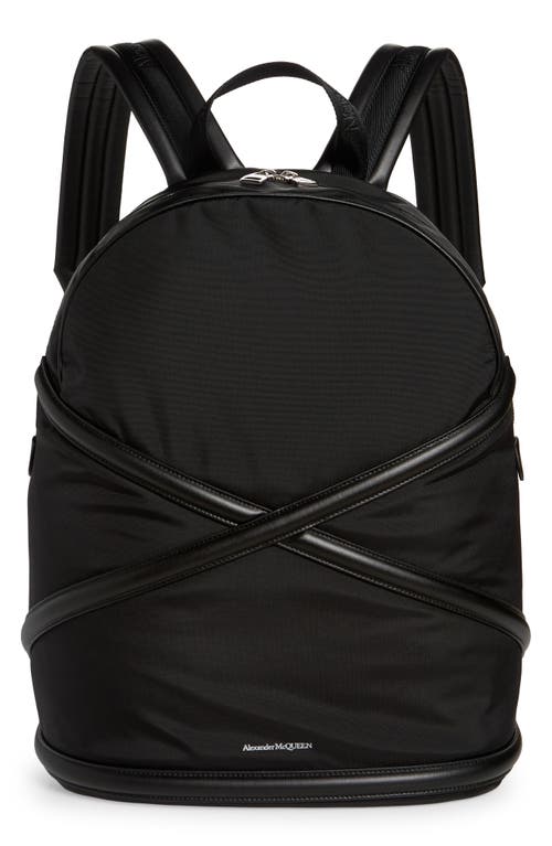 The Harness Nylon Backpack in Black