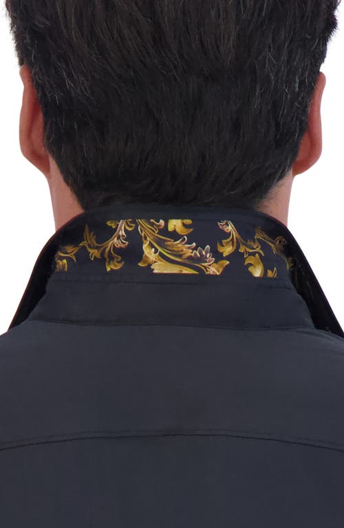 Robert Graham On Ice Long Sleeve Woven Button-up Shirt In Black