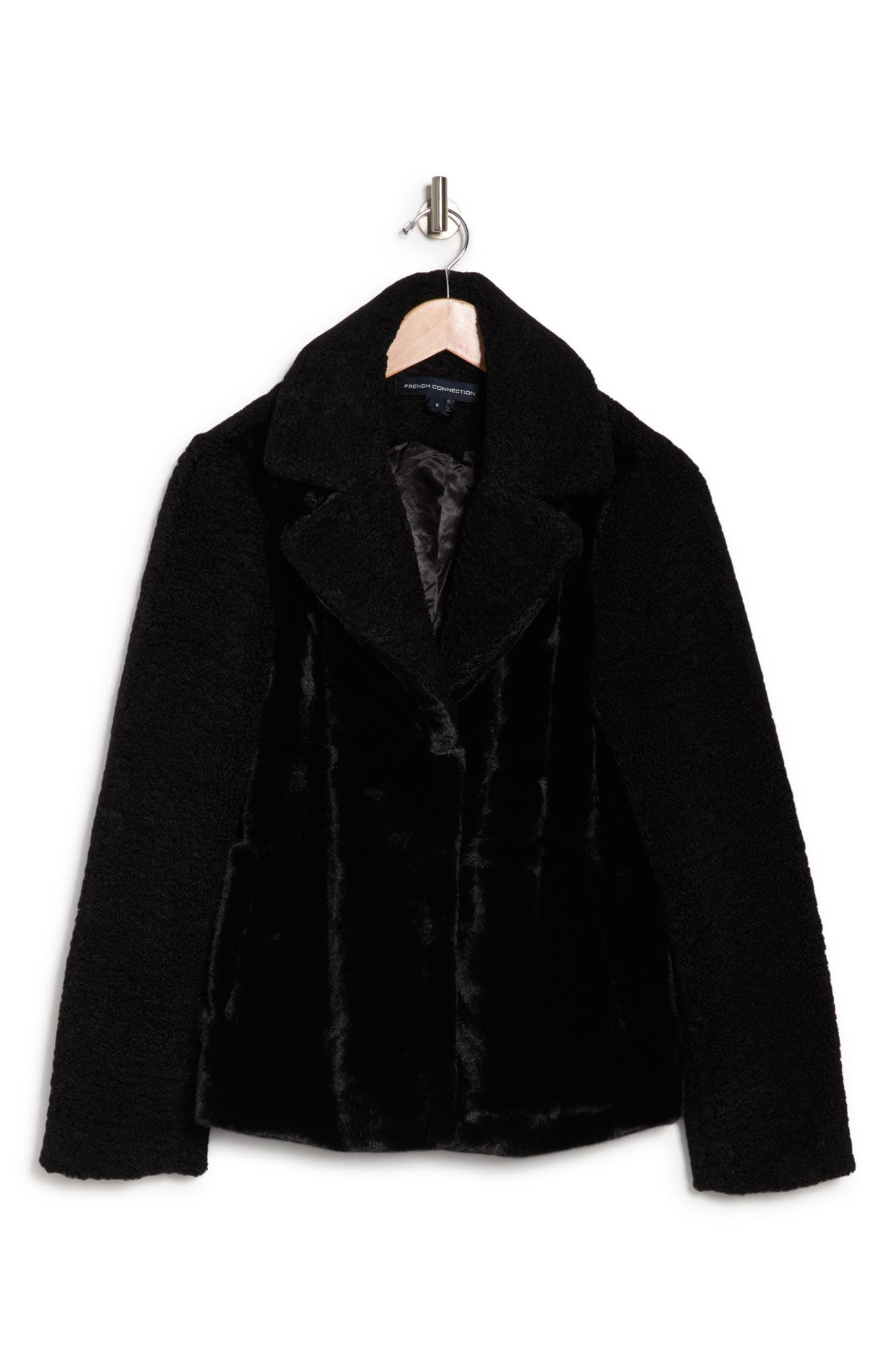 french connection asymmetrical coat