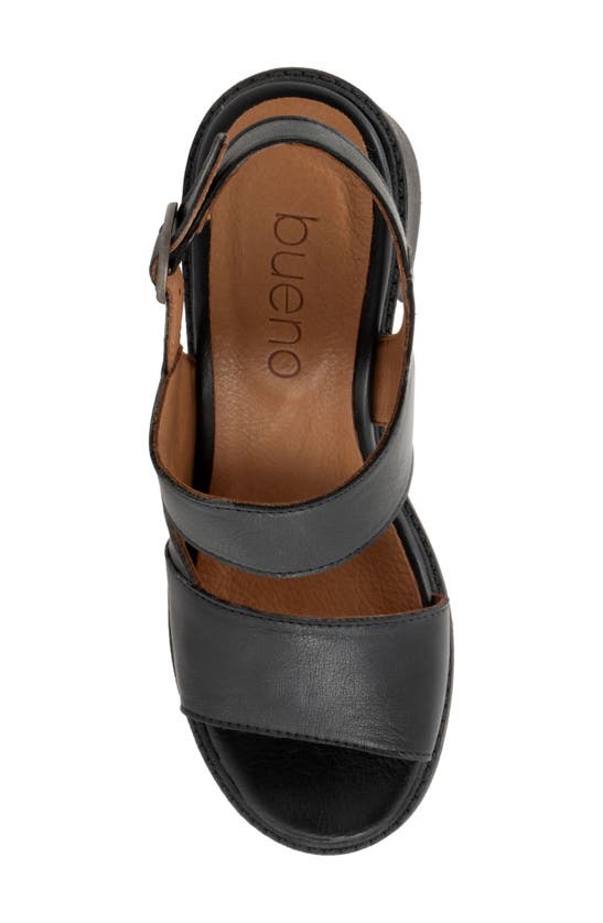 Shop Bueno Myla Ankle Strap Platform Sandal In Black
