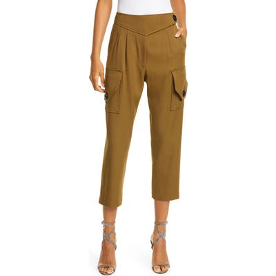 Nicholas Crop Cargo Pants, Green