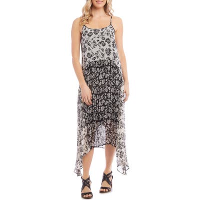 Karen Kane Mixed Print Sundress, White