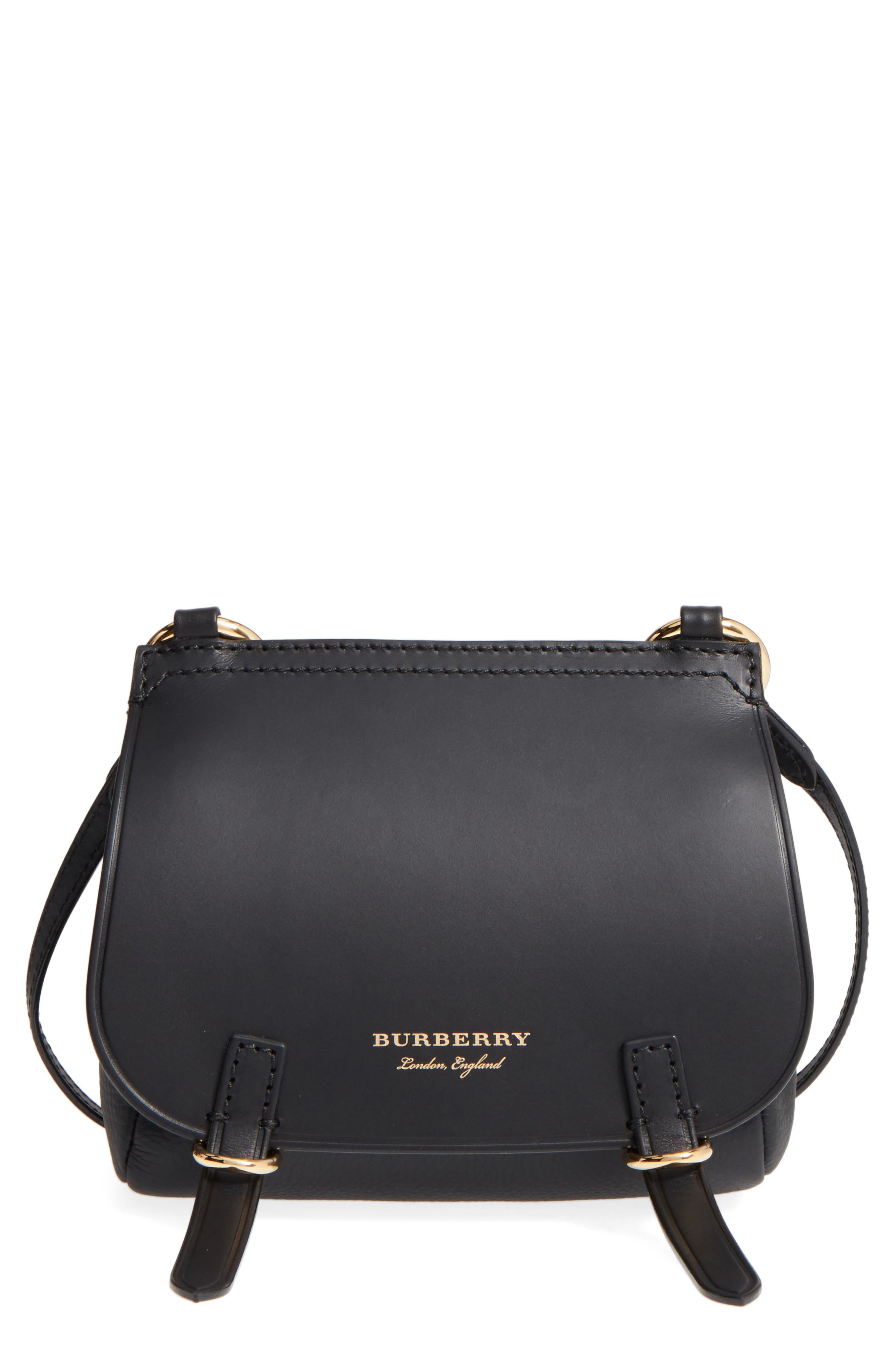 burberry leather shoulder bag