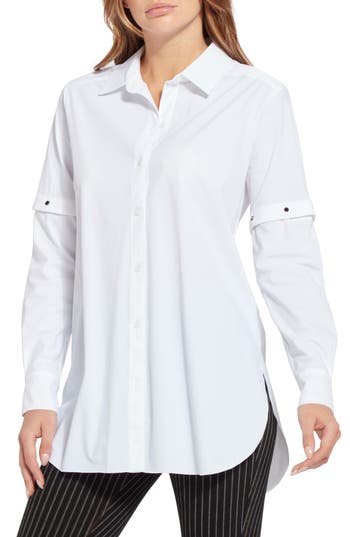 Lyssé Alva Convertible Blouse In White