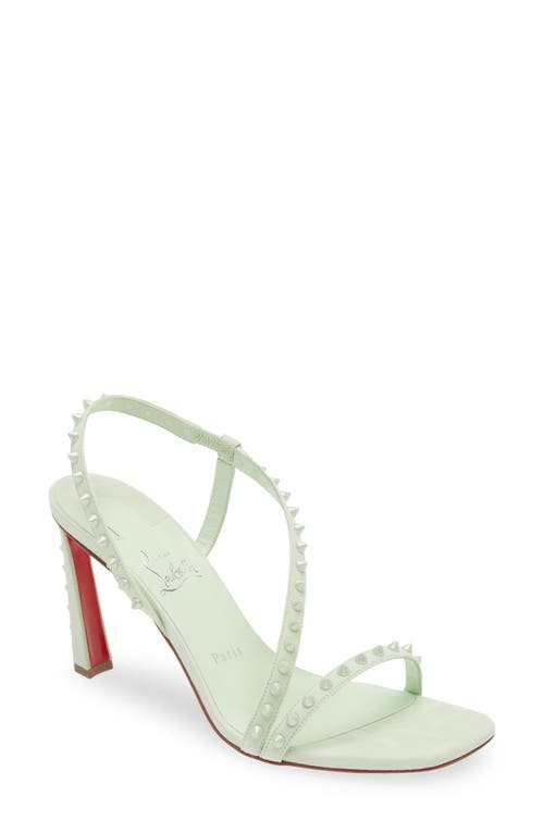 Christian Louboutin Rosa Condorapik 85 Leather Slingback Sandal