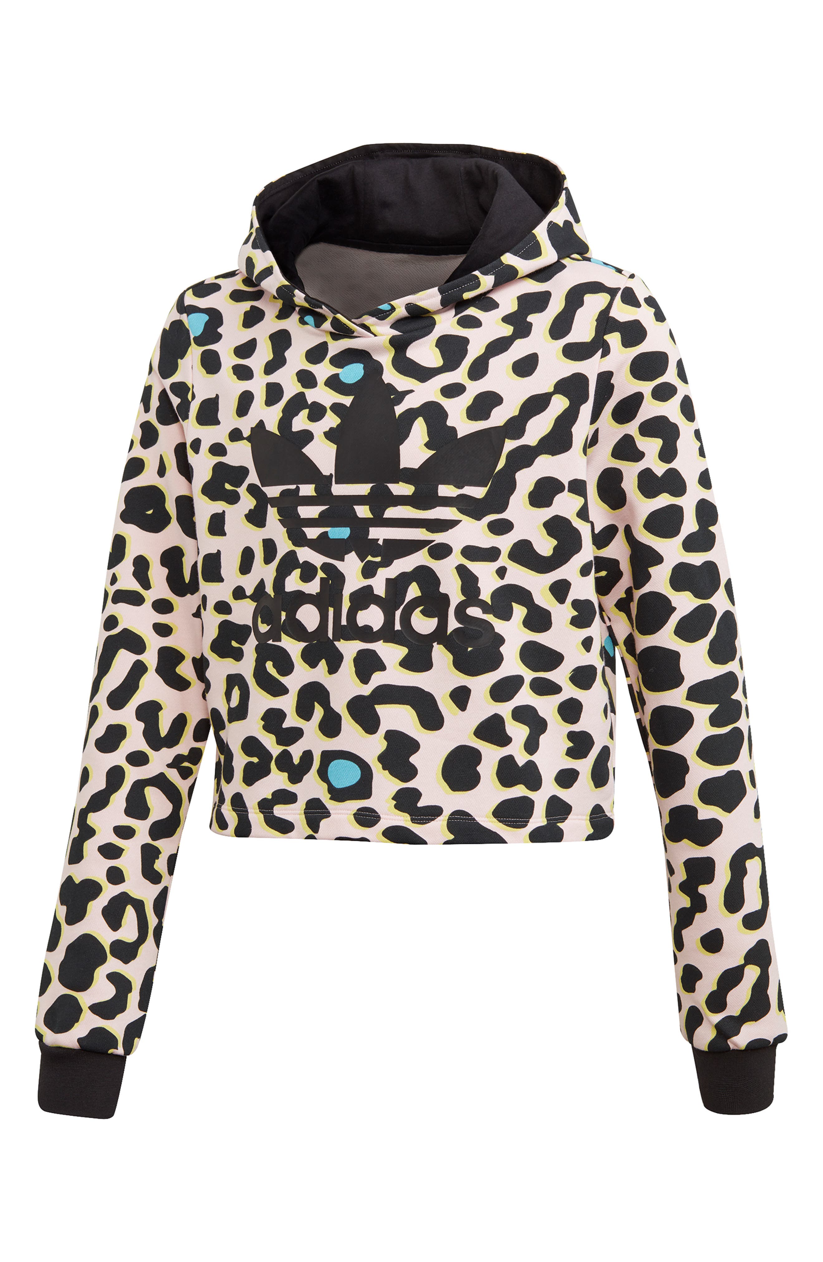 adidas hoodie leopard print