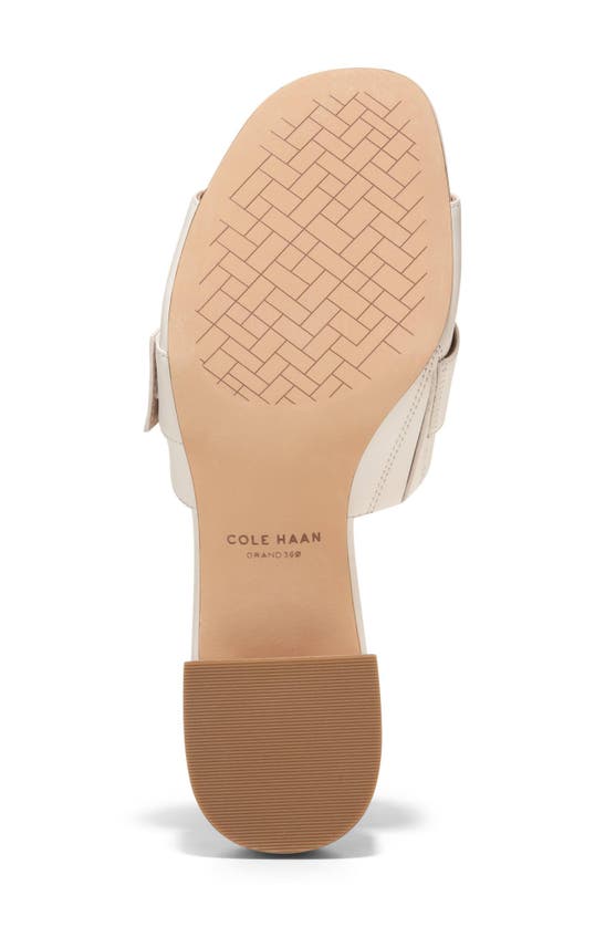 Shop Cole Haan Crosby Slide Sandal In Ivory Leather Natural