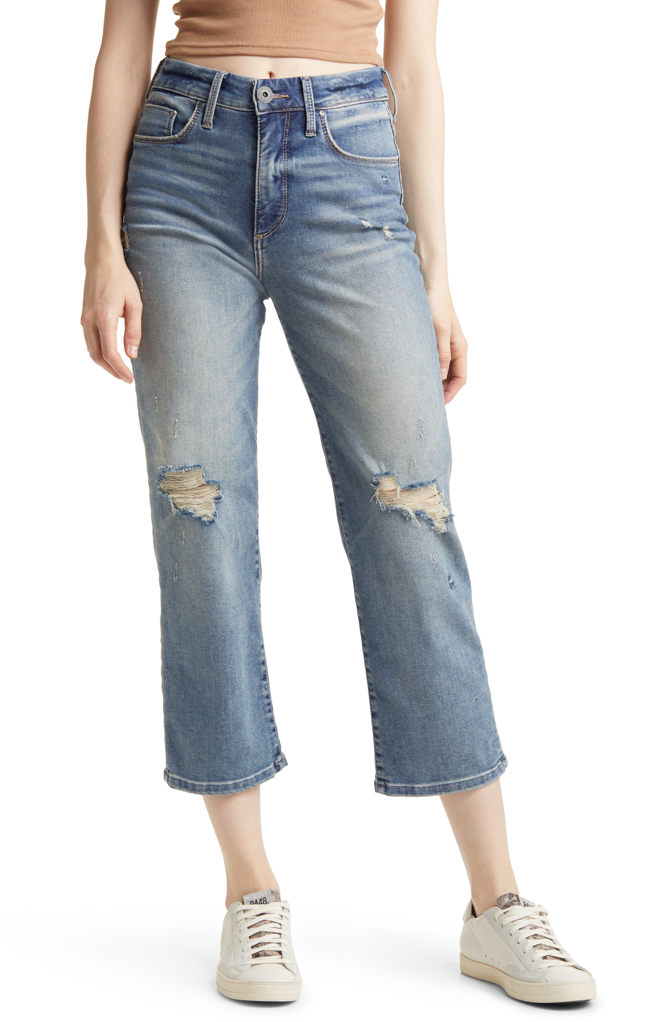 Women's Wide Leg Cropped Jeans | Nordstrom
