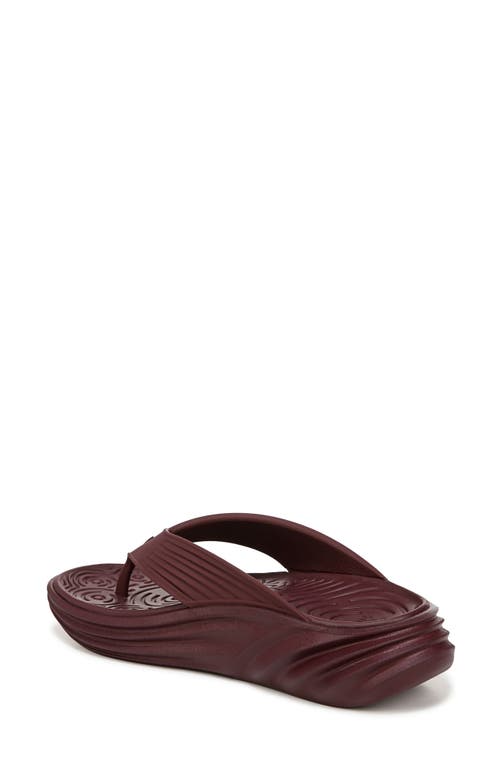 Vionic Tide Rx Flip Flop In Port Wine