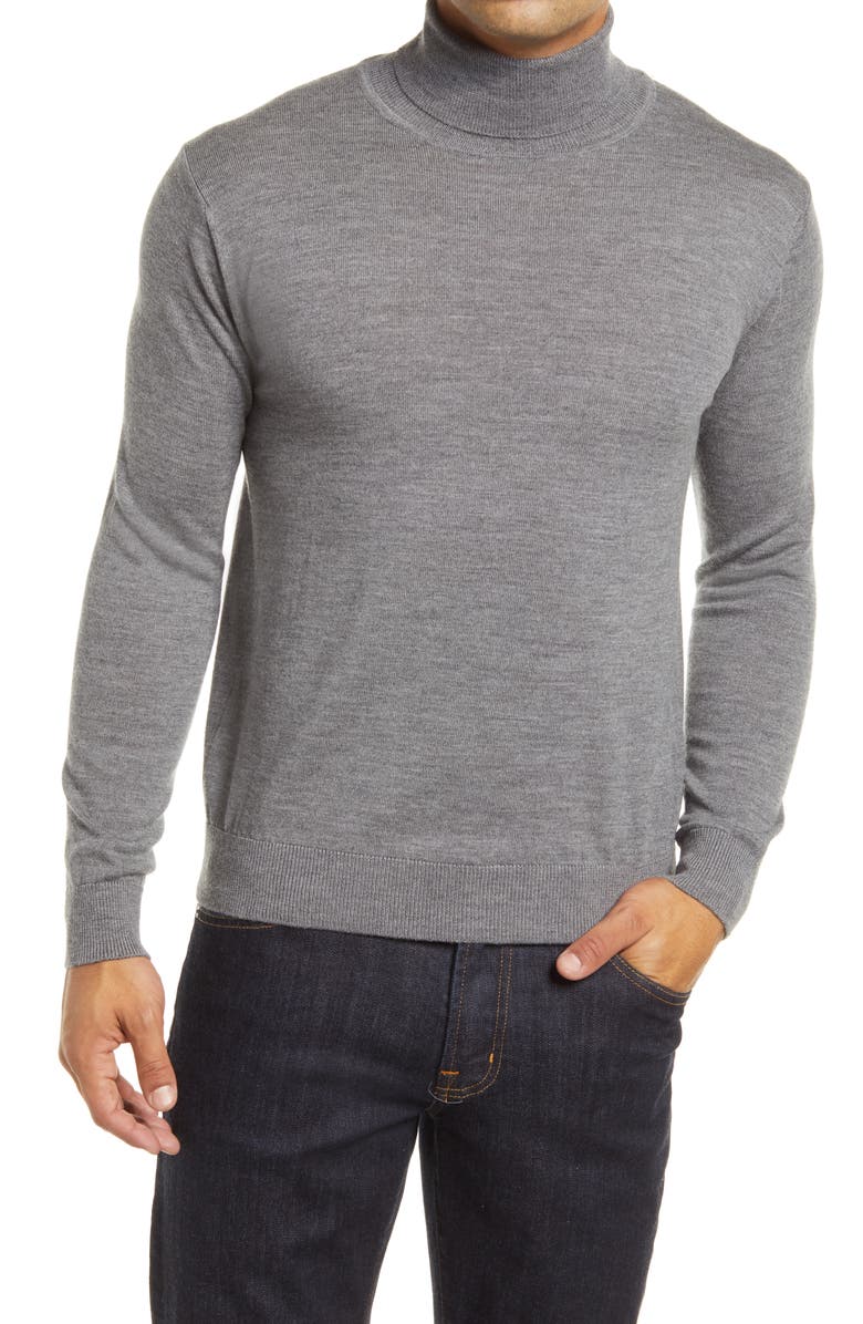 Bugatchi Merino Wool Turtleneck Sweater Nordstrom