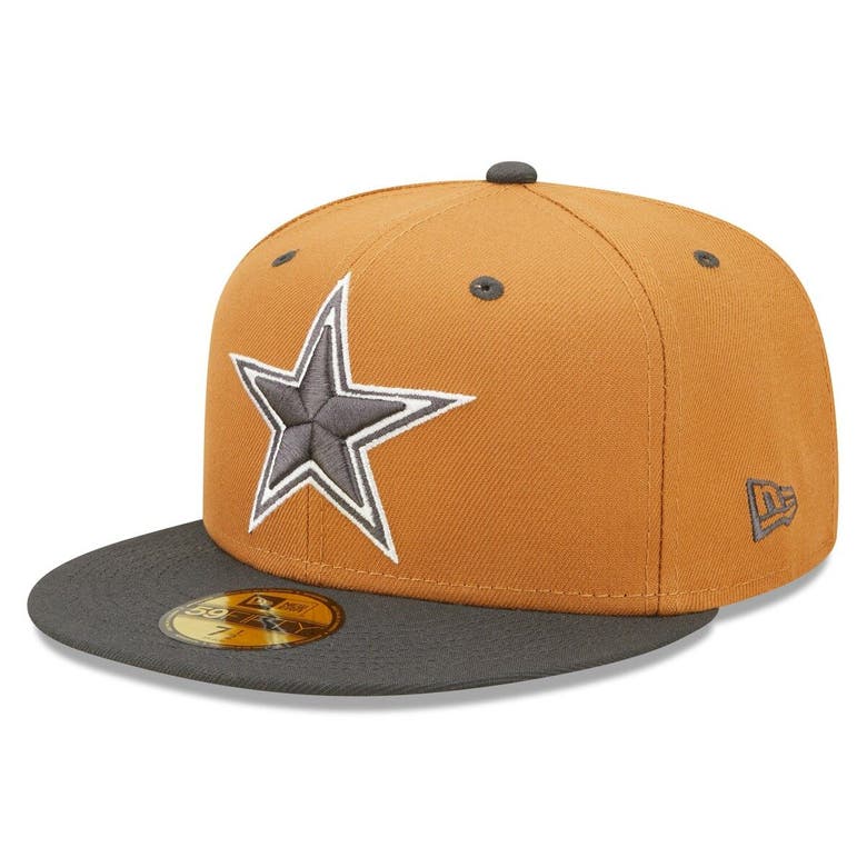 New Era Brown/graphite Dallas Cowboys Twotone Color Pack 59fifty