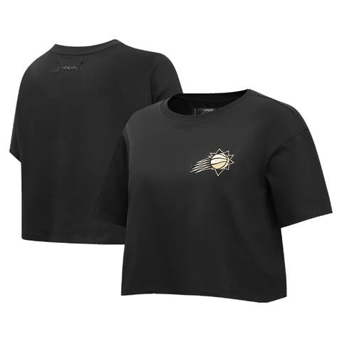 Women's Pro Standard Black Phoenix Suns Holiday Glam Boxy T-Shirt