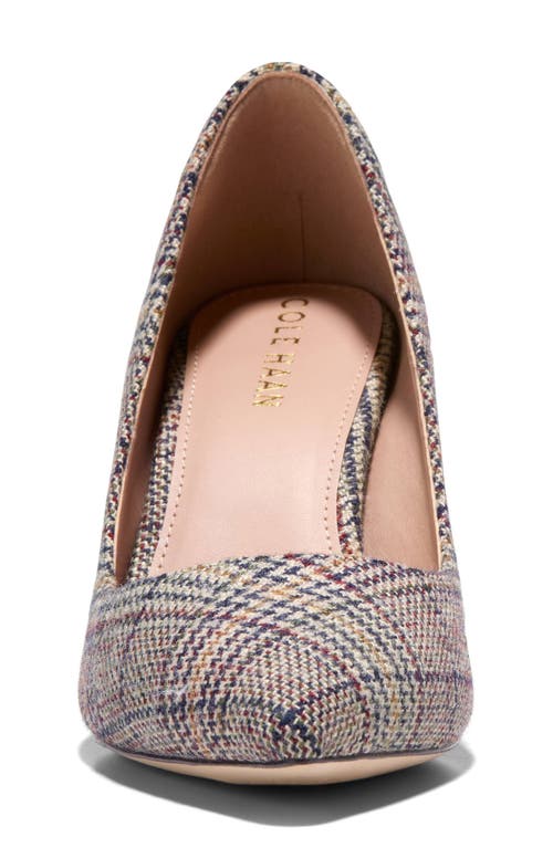 Cole Haan Mylah Pump In Grey Multi Plaid