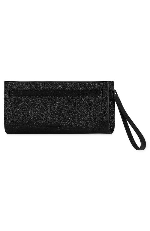 Rebecca Minkoff Curb Link Wristlet Clutch In Black