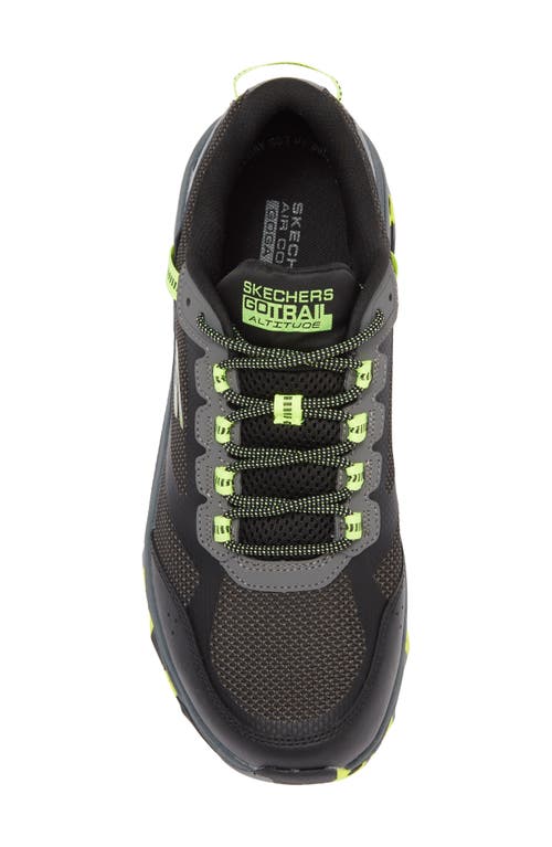Shop Skechers Go Run Trail Altitude 2 Trail Running Shoe In Black/lime