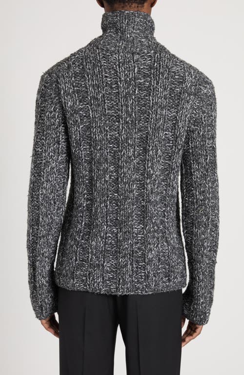 Shop Dolce & Gabbana Dolce&gabbana Marled Turtleneck Sweater In S0995 Multicolor