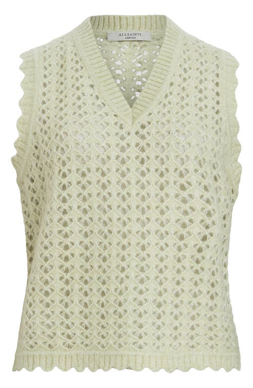 ALLSAINTS ALLSAINTS VIVIAN OPENWORK SWEATER VEST 