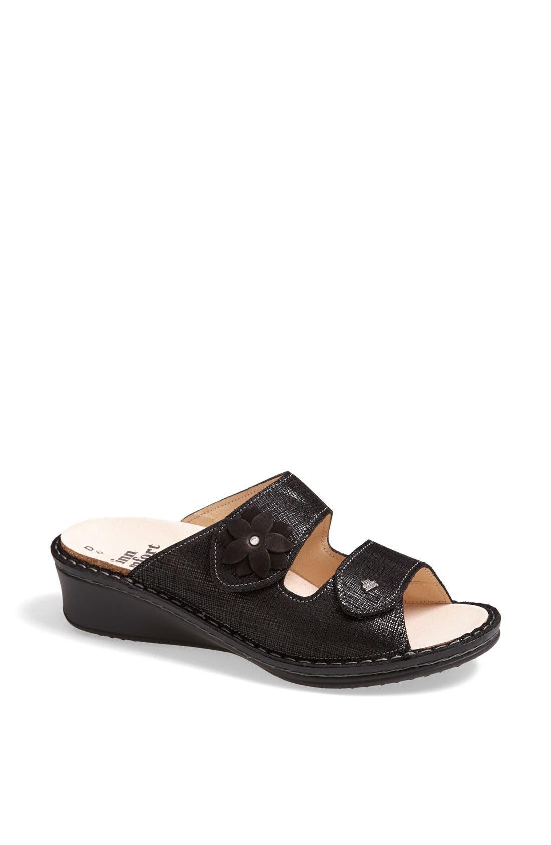 Finn Comfort Frisco Glazed Leather Sandal Nordstrom