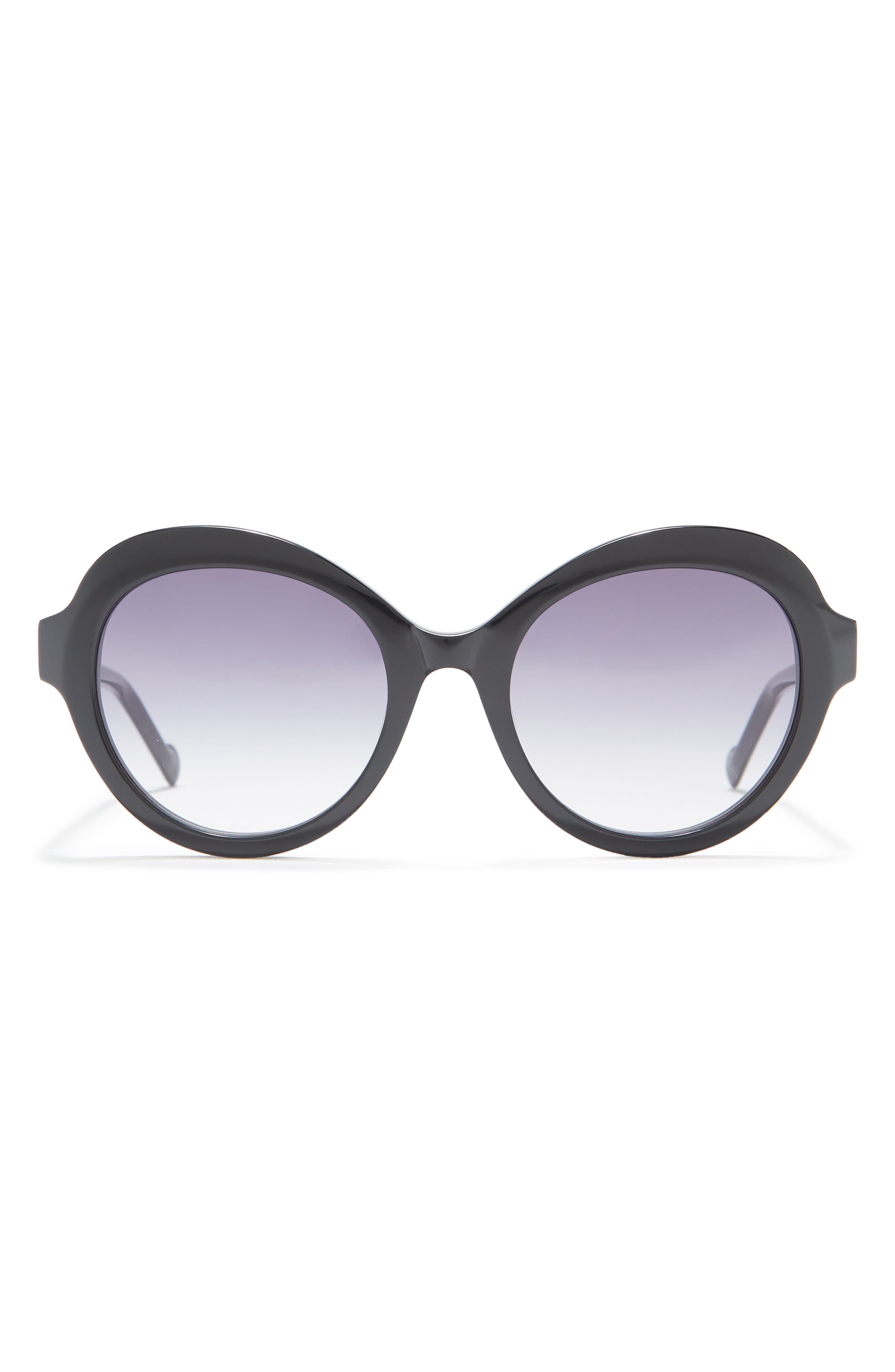 Zimmermann Amelie 53mm Butterfly Sunglasses In Black / Cool Grey Grad