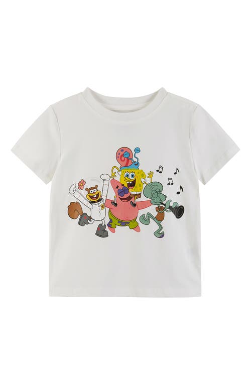 Shop Andy & Evan Spongebob® Shellebration Cotton Graphic T-shirt In White