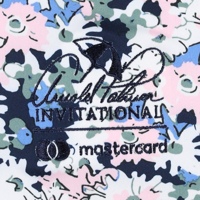 Shop Puma Navy Arnold Palmer Invitational Floral Mattr Polo