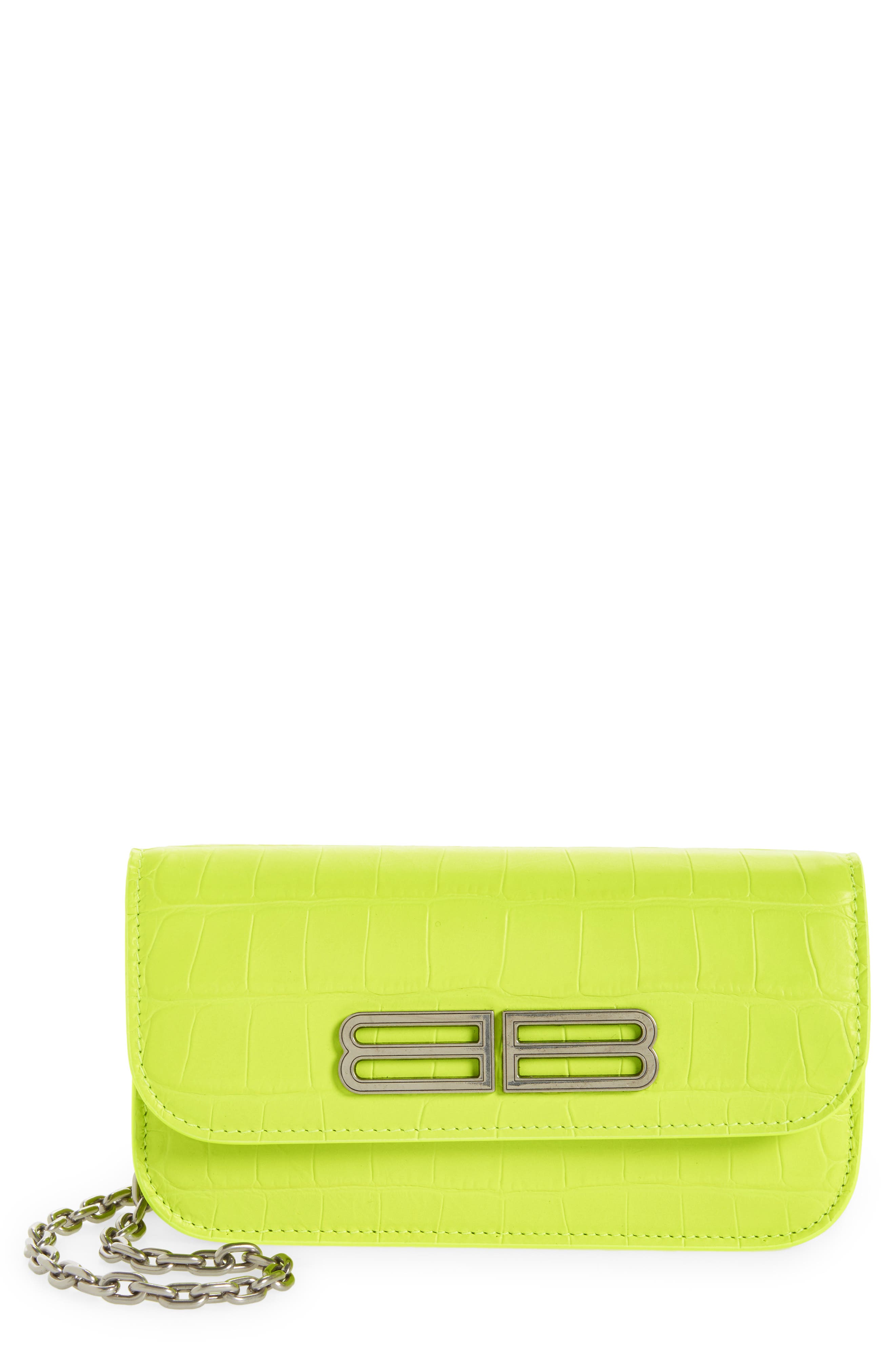 small yellow wallet