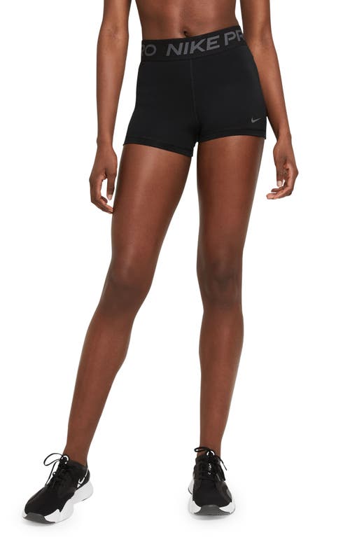 Nike Pro 3-Inch Shorts Grey at Nordstrom,