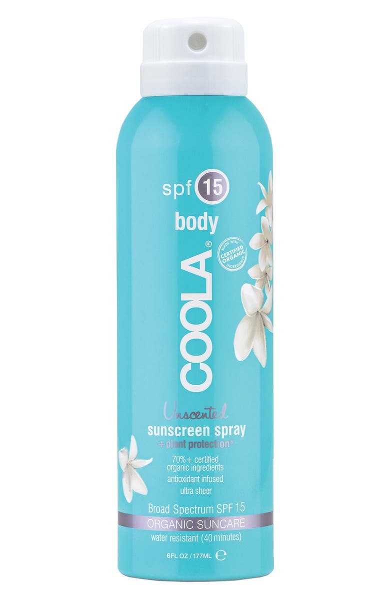 COOLA® Suncare 'Unscented' Sport Sunscreen Spray SPF 15 Nordstrom